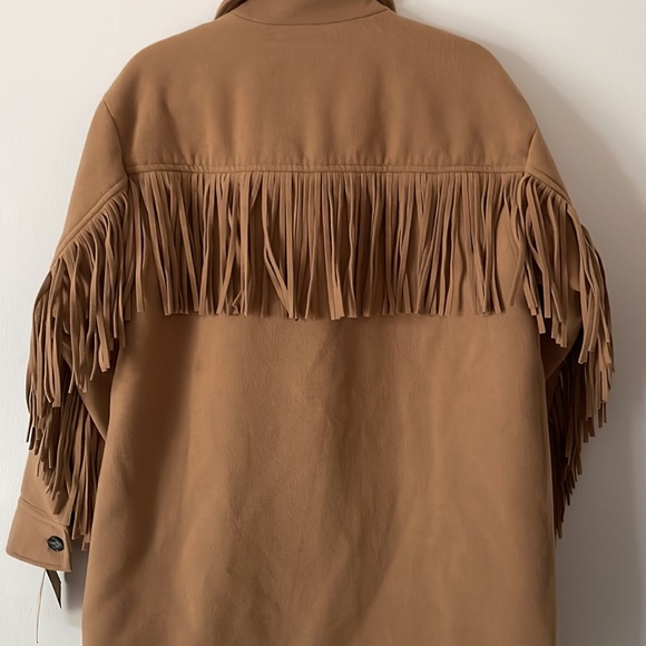 NWT Levi’s Fringe Shirt Jacket - Picture 7 of 9